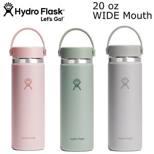 �y Hydro Flask �n�C�h���t���X�N HYDRATION 20oz WIDE MOUTH �z �X�e�����X�{�g�� �A�E�g�h�A �o�R �L�����v �A�E�g�h�A �t�B�b�g�l�X ���K �ނ� ���W���[