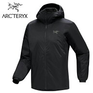 【 アークテリクス M's アトム フーディ Atom Hoody Black 】 濡れても暖かいフーディは、ハイキングやク…