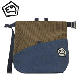 【 E9 GULP-VSC-W25 W25-ACC006 TAUPE 】 イタリアの人気クライミングパンツブランド「イーナイン」のチョークバッグ オーガニックコットン使用の風合い豊かなブランド