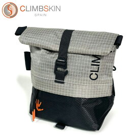 【 CLIMB SKIN クライムスキン ボルダーチョークバッグ グレー 】 クライマーのケア用品でおなじみのクライムスキン ボルダリング用チョークバッグ 収納多彩 ブラシホルダー多彩