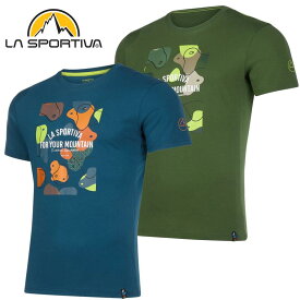 【 ラ・スポルティバ M's Volumes T-Shirt 】 アパレル ユニセックス メンズTシャツ ウィメンズTシャツ Tシャツ ウェアー クライミングギア クライミング用品 登山 登山用品 送料無料