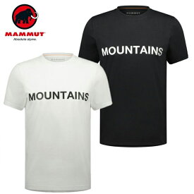 【 マムート QD Logo Print T-Shirt AF Men 】 アパレル メンズTシャツ ウィメンズTシャツ Tシャツ ウェアー クライミングギア クライミング用品 登山 登山用品 送料無料