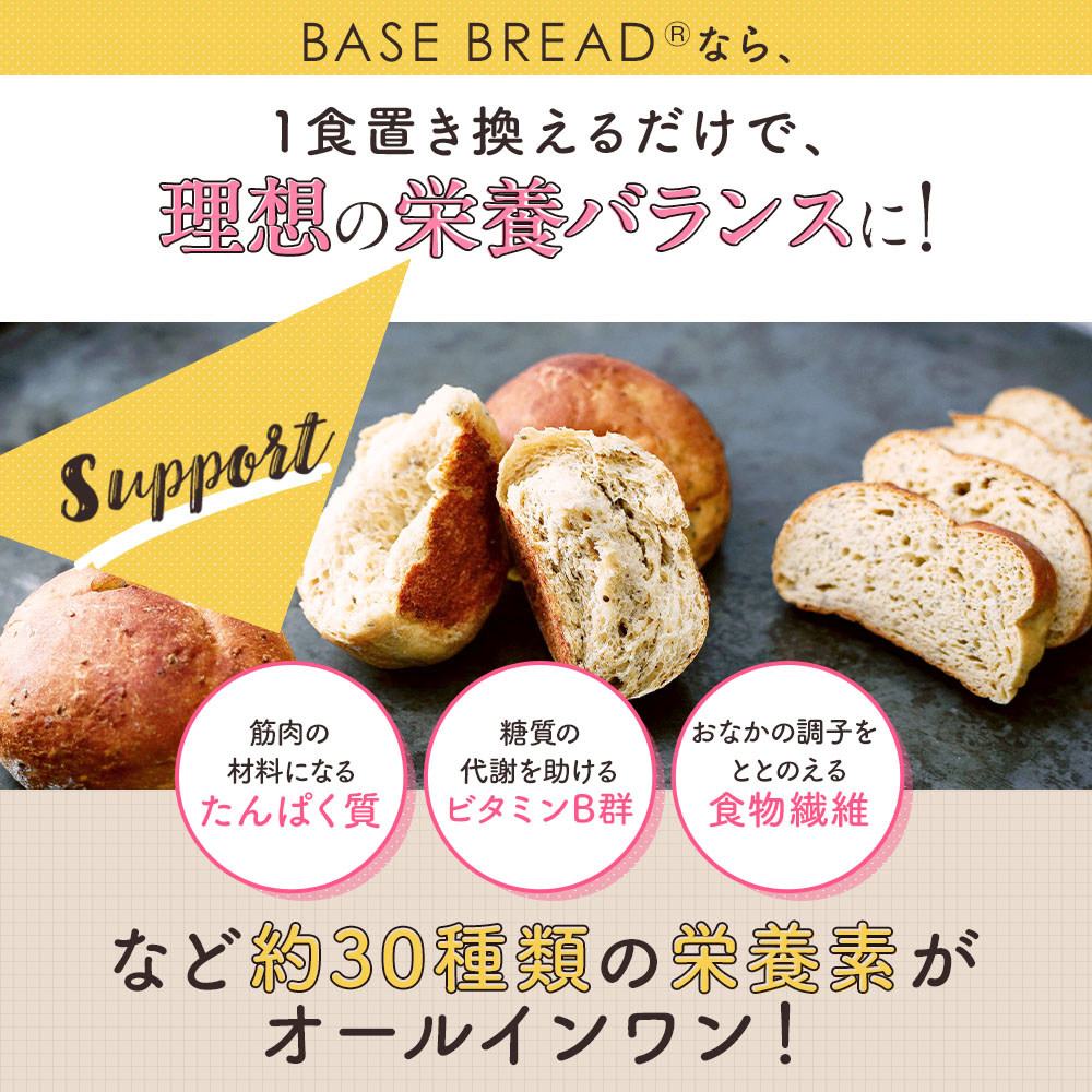 楽天市場】BASE BREAD チョコレート 16袋入り 完全栄養食 | basefood 
