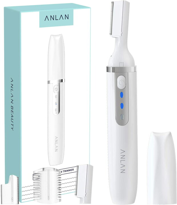 楽天市場 スーパーsale限定 10 Offクーポン ランキング1位 送料無料 眉毛シェーバー Type C 電動式 Anlan フェイス シェーバー レディースシェーバー 眉毛 カッター 水洗い可能 Ledライト付き 肌 優しい 除毛 フェイス用 替刃付き ムダ毛 うぶ毛処理 剃り 顔