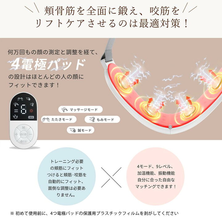 楽天市場】【クーポン利用で5,652円】機能アップ！ 小顔ベルト リフト 