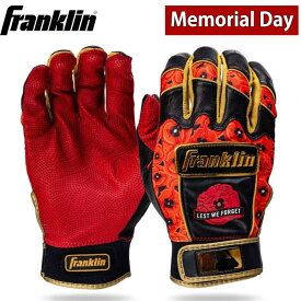 あす楽 超限定 フランクリン 野球用 バッティング手袋 天然皮革 型押 両手組 2023 MLB MEMORIAL DAY CFX PRO 21682 fra23ss