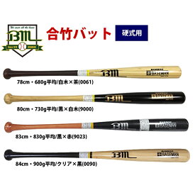 あす楽 ベースマンオリジナル 野球用 トレーニングバット 合竹 バンブー 打撃可 一般 ジュニア BMK-1479 bm40th
