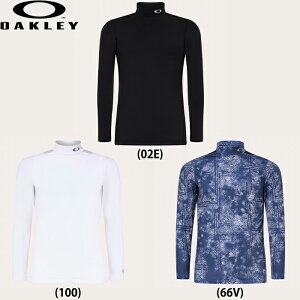 あす楽 アウトレット 限定 OAKLEY オークリー トレーニング ベースレイヤー 長袖 ハイネック 裏起毛 TECHNICAL BASE LAYER LS MOCK 3.0 FOA405784 oak23fw 2024summer
