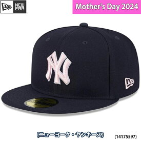あす楽 限定 newera ニューエラ キャップ 野球帽 59FIFTY オンフィールド Mother's Day 2024 ニューヨーク・ヤンキース 母の日 14175597 era24ss