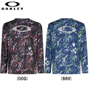 y AEgbg OAKLEY I[N[ OTVc z g[jO STRIKING QD LS GRAPHIC TEE 6.0 FOA407101 oak24fw