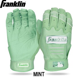 あす楽 フランクリン 野球用 バッティング手袋 天然皮革 型押 シープスキン 両手組 CFX PRO HI-LITE MINT 20883 fra25ss