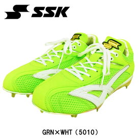あす楽 超限定 SSK 野球用 金具スパイク AGソール 蛍光グリーン ヌバック 起毛 プロエッジ ESF3247BSM ssk24fw neon-s