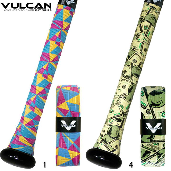 Vulcan Fade Series Ultralight Advanced Polymer Bat Grip Tape Wrap メンズ