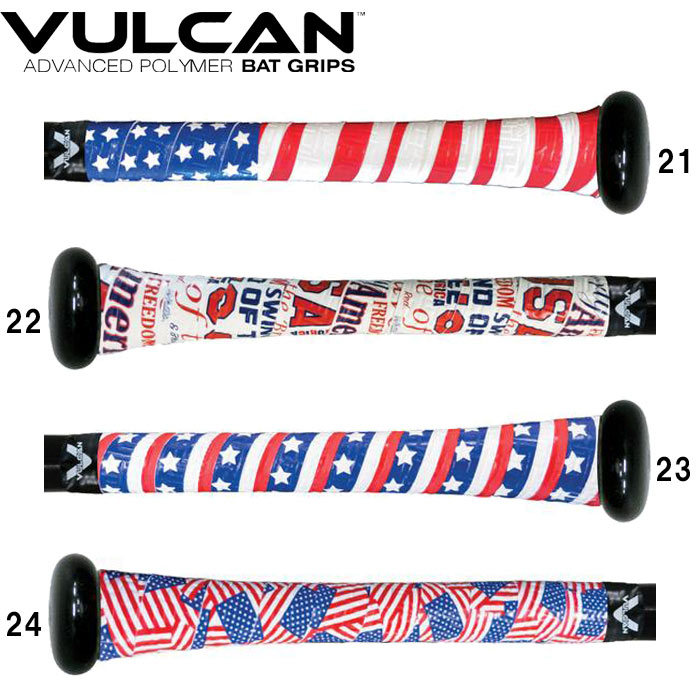 バルカン VULCAN バット グリップテープ USAシリーズ 正規輸入品 VULCAN-USA | 野球専門店ベースマン楽天市場店