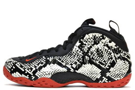 【26.0cm/US8】NIKE "SNAKE SKIN"AIR FOAMPOSITE ONEナイキ エア フォームポジット ワン スネーク スキン314996 101 SAIL/BLACK-HABANERO セイル/ブラック レッドスニーカー【新古品】