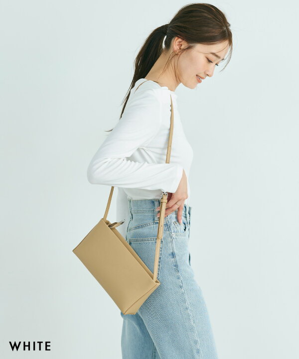 YVESSAINTLAURENTワンショルダーカットソーWHITE