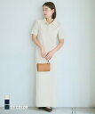 【クーポンで4,950円 7/24(木)12時40分~23時59分まで】【HARUKA DESIGN】半袖ポロマキシワンピース｜ワンピース シン…