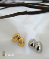 【クーポン利用で2,970円 7/21(月)12時40分~23時59分まで】タイニーエッグピアス｜ 金属アレルギー対応 …