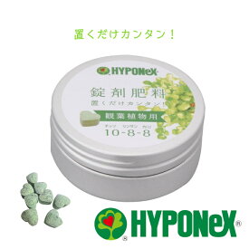 P5倍！4/24 20:00～4/27 9:59 / ハイポネックス 錠剤肥料 ハート型 小粒 観葉植物用 家庭園芸専用 【3980円以下】