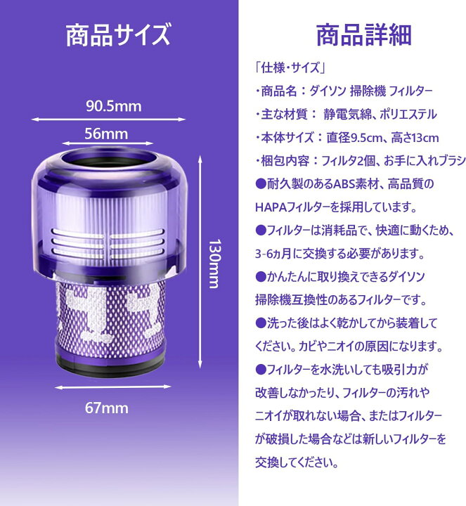 楽天市場】【100円OFFクーポン】ダイソン 掃除機 フィルター V11 SV14 