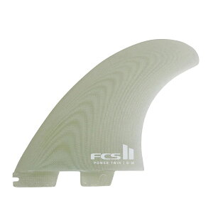 FCS2 POWER TWIN + 1 FIN PG S-M Clear FCS II POWER TWIN + STABILISER FIN SET �c�C���t�B���{�X�^�r���C�U�[ ��������