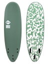 SOFTECH サーフボード 6'10" BOMBER Smoke Gree/Whit SOFTBOARD 【ソフテック】 SURFBOARD ソフトボード 送料無料