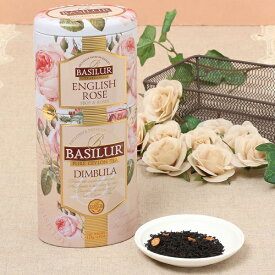 イングリッシュローズーディンブラ(茶葉100g)【ギフト 花 内祝い 紅茶 プレゼント 誕生日 セイロンティー 茶葉 フレーバーティー 缶 バラ 薔薇 母の日】