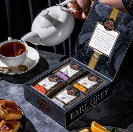 アールグレイアソート(ティーバック40袋入り )【紅茶 ギフト おしゃれ 即日配達 ティーバッグ 敬老の日 お歳暮ギフト 熨斗名入れ 茶の子 個 包装 高級 バラエティパック】バシラーティー basilurtea 個別包装
