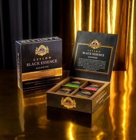 ブラックエッセンス(ティーバック40袋入り )【紅茶 ギフト おしゃれ 即日配達 ティーバッグ お歳暮ギフト 熨斗名入れ 茶の子 個 包装 バラエティパック】バシラーティー basilurtea 個別包装