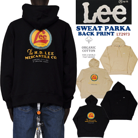 【送料無料!!】Lee リーLT2973 バックプリント パーカーメンズ スウェット LEE lee
