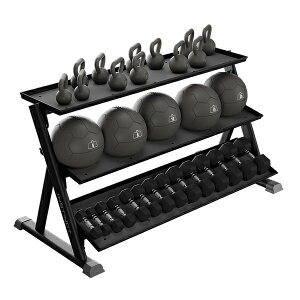 3-TIER DUMBBELL RACK 3i_xbN 9NN-R8003 m[`X [Nautilus]yƖpzyEgݒuʓrz [ bN ƒpW W _xbN