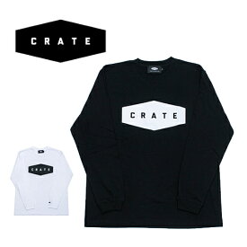 CRATE クレート ロゴ 長袖 Tシャツ CRATE Logo L/S T-Shirts