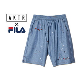 AKTR アクター フィラ コラボ モック デニム ショーツ ショートパンツ xFILA MOCK DENIM SHORTS FD