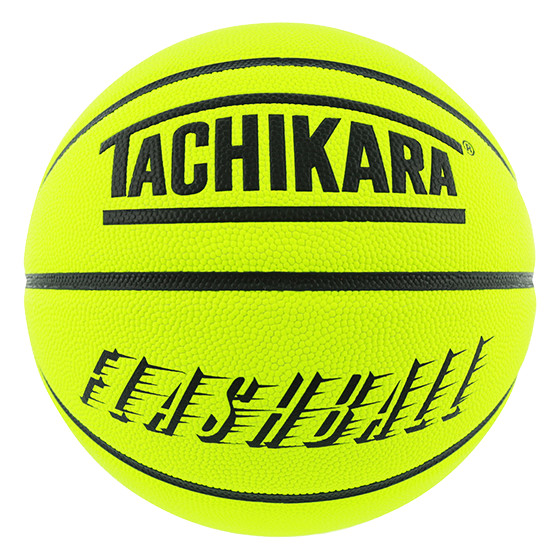 [SALE 10%OFF] TACHIKARA タチカラ バスケットボール 7号 合皮 FLASHBALL フラッシュボール ネオン SB7-219