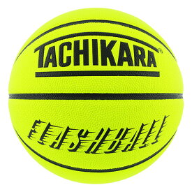 バスケットボール 7号 TACHIKARA タチカラ 合皮 FLASHBALL フラッシュボール ネオン SB7-219