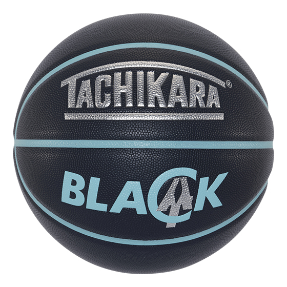 TACHIKARA タチカラ バスケットボール 7号 合皮 BLACKCAT ブラックキャット SB7-273 Black Light Aqua Silver