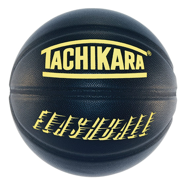 [ポイント5倍 14 8:59まで] TACHIKARA タチカラ バスケットボール 7号 ブラックイエロー FLASHBALL Black   Yellow size7 SB7-265