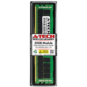 A-Tech 32GB DDR4-2933 PC4-23400R ECC Registered RDIMM 2Rx4 1.2V �T�[�o�[�p ������