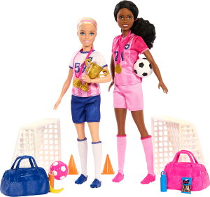 Barbie�o�[�r�[ �L�����A�v���C�Z�b�g �T�b�J�[�I��Z�b�g 2�̂̃t�@�b�V�����h�[����15�̃A�N�Z�T���[ Barbie�o�[�r�[ Brooklyn �u�����h�����v���C���[ 2�̃l�b�g��