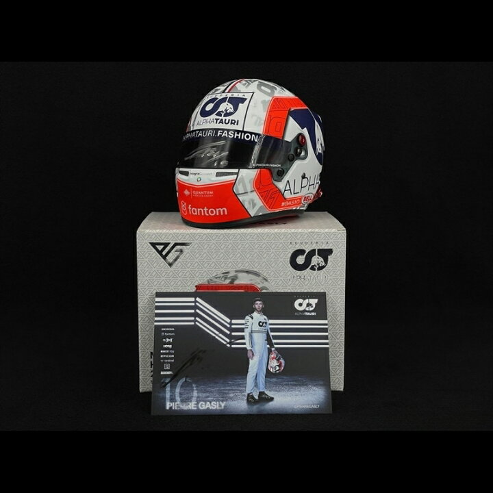 楽天市場】ピエール・ガスリー サイン入りヘルメット F1 シーズン 2022 