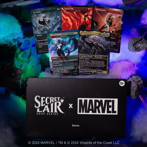 MTG�p��� Secret Lair x Marvel's Storm - Rainbow Foil Edition (�X�g�[�� ���C���{�[�t�H�C����)
