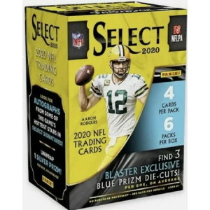 Panini 2020 Select Football 6�p�b�N �g���[�f�B���O�J�[�h �u���X�^�[�{�b�N�X Blue Prizms