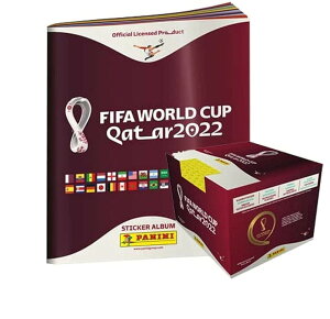 Panini FIFA World Cup Qatar 2022 �����X�e�b�J�[�V���[�Y �\�t�g�J�o�[�A���o��1�� 100�f�B�X�v���C1��