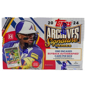 MLB 2024 Topps Archives Signature Series �x�[�X�{�[�� �z�r�[�{�b�N�X ���J��