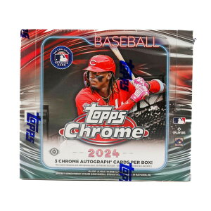 MLB 2024 Topps Chrome �x�[�X�{�[�� �W�����{�{�b�N�X ���J�� ���i���� �R�{�R�L