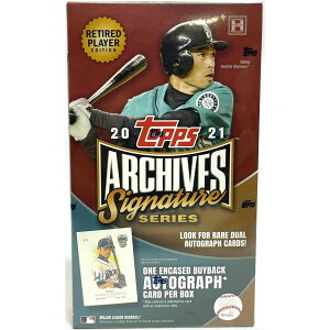 MLB 2021 Topps Archives Signature Series Retired Player Edition �z�r�[�{�b�N�X ���J��