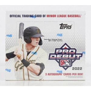 MLB 2022 Topps Pro Debut �W�����{�{�b�N�X ���J�� �G���[�E�f���N���[�Y