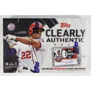 MLB 2022 Topps Clearly Authentic �x�[�X�{�[�� �z�r�[�{�b�N�X ���J�� �t���I�E���h���Q�X �{�r�[�E�E�B�b�gJr.