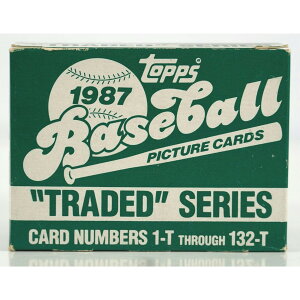 MLB 1987 Topps Traded & Rookies �{�b�N�X�Z�b�g �O���b�O�E�}�_�b�N�X �t���f�B�E�}�O���t ���J��