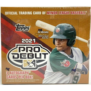 MLB 2021 Topps Pro Debut �x�[�X�{�[�� �z�r�[ �W�����{�{�b�N�X ���J�� �A�h���E���b�`�}�� �t���I�E���h���Q�X �{�r�[�E�E�B�b�gJr.
